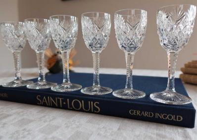 Verres liqueur cristal saint louis