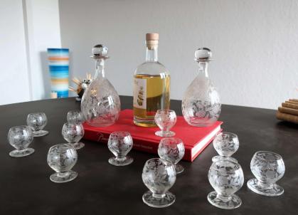 Verres liqueur fontenay service baccarat