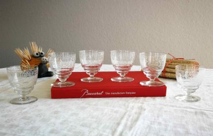 Verres lulli cristal baccarat prix