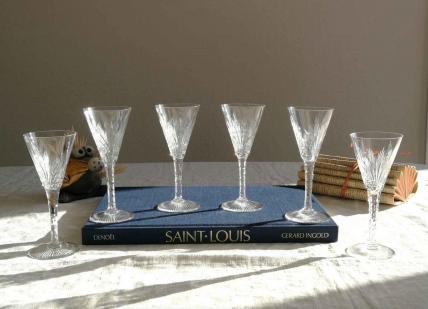 Verres nelly cristallerie saint louis