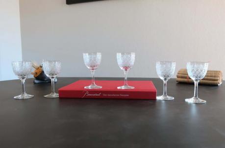 Verres porto baccarat cristal 1