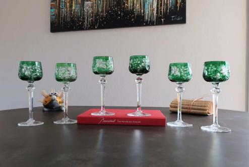 Verres rhin baccarat roemer ancien cristal