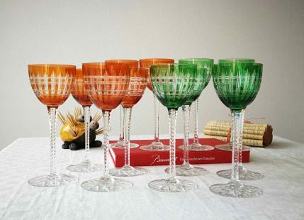 Verres roemers baccarat anciens cristal