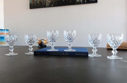 Verres vin cristal taille france