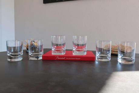 Verres whisky cristal baccarat